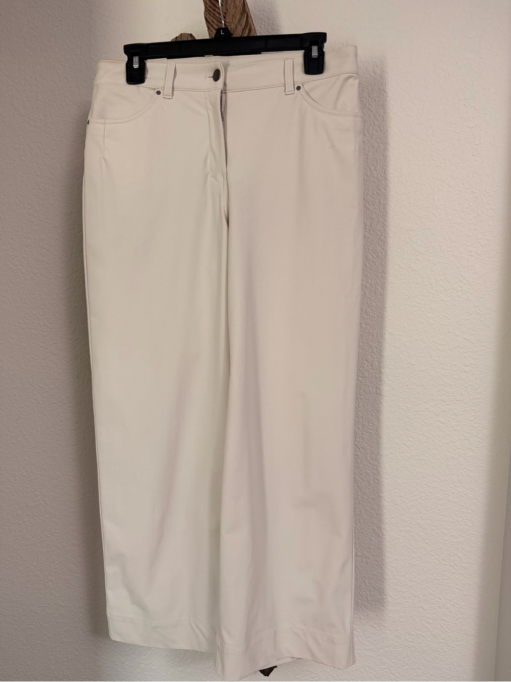 lululemon 5 pockets city sleek high rise wide leg Light sz 29 beige - Picture 7 of 7